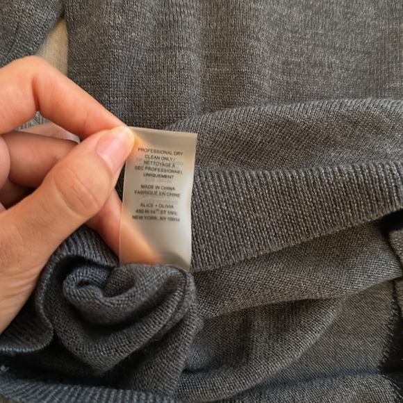 Alice + Olivia delray sequin tie sweater - Picture 9 of 9